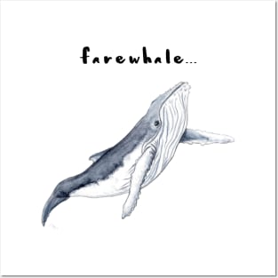 Fare whale Posters and Art